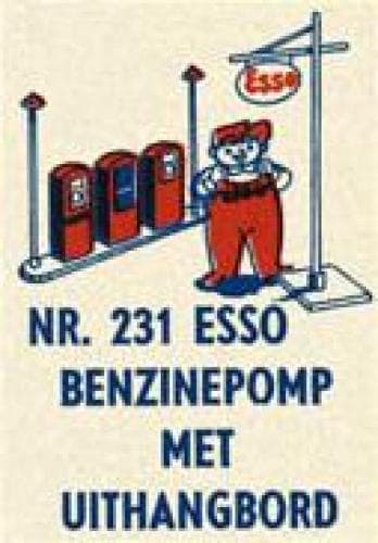 Esso Pumps/Sign LEGO set (#231-2, 1956)