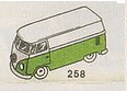 1:87 VW Van LEGO set (#258-2)
