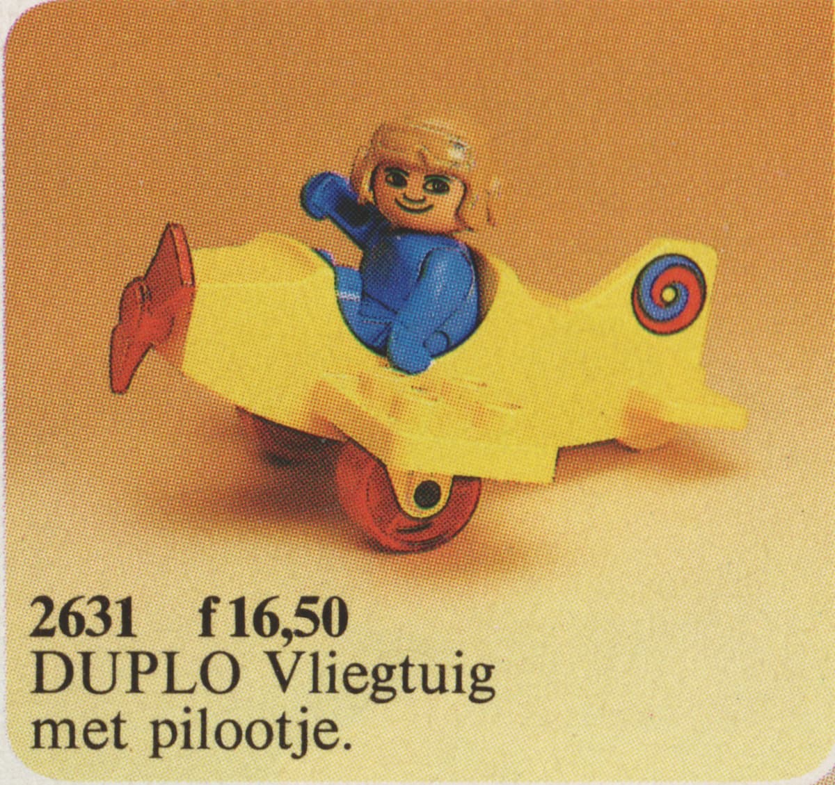 Stunt Pilot and Plane LEGO set (#2631-1, 1985)