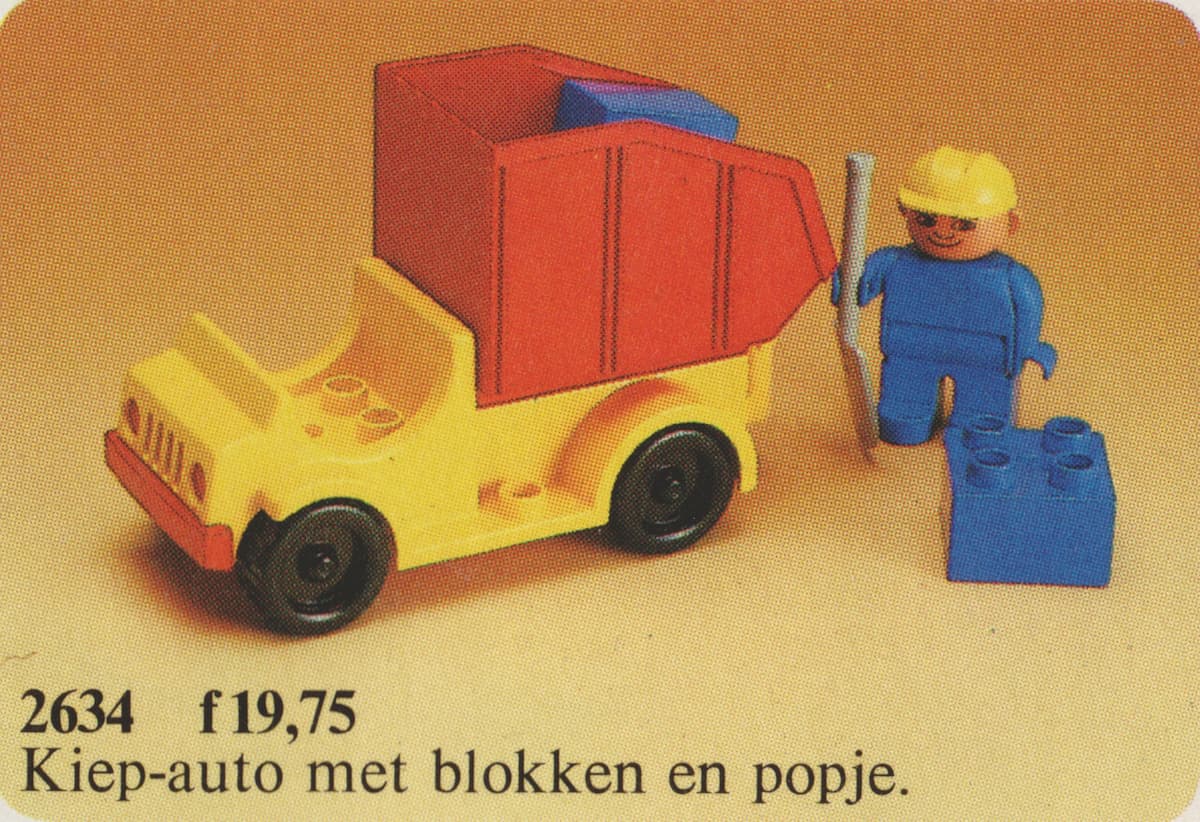 Tip Truck LEGO set (#2634-1, 1983)