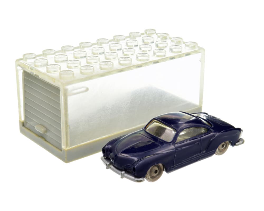 1:87 Karmann Ghia with Garage LEGO set (#265-2, 1961)