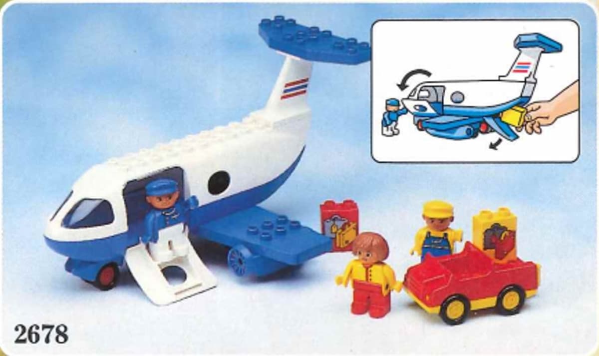 Jumbo Jet LEGO set (#2678-1, 1993)