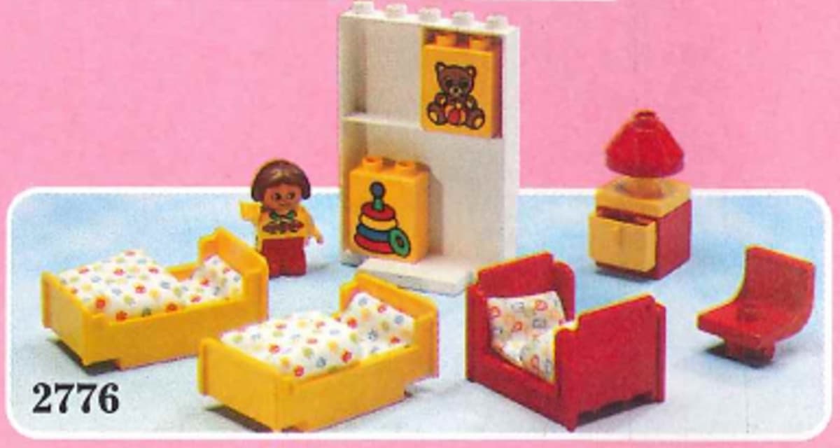 Bedroom LEGO set (#2776-1)