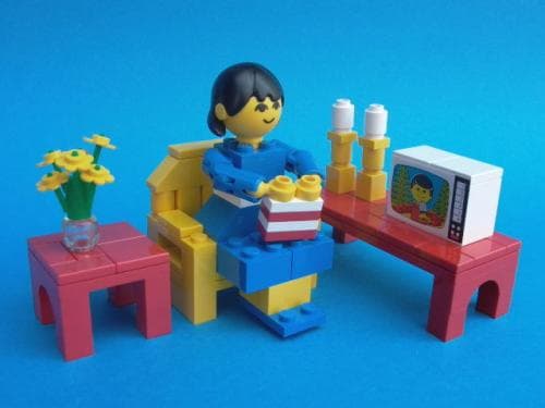 Television Room LEGO set (#278-1)