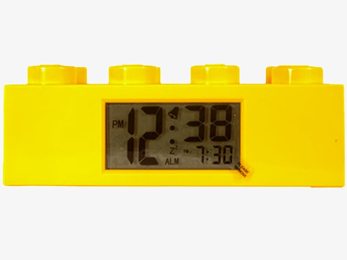 Brick Alarm Clock (Yellow)
