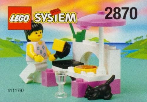 Paradisa Barbeque LEGO set (#2870-1)