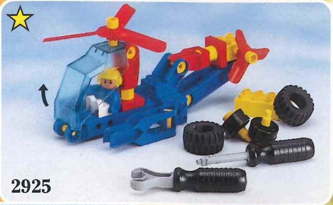 Helicopter LEGO set (#2925-1)