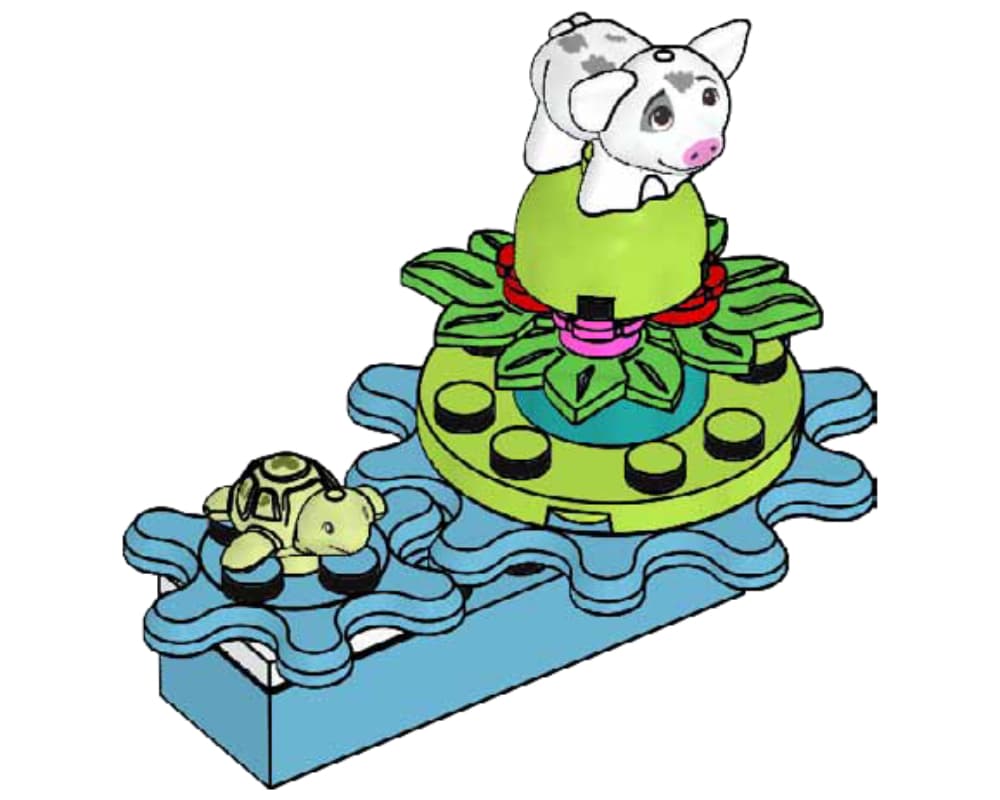 Pig Pua and Turtle LEGO set (#302008-1)