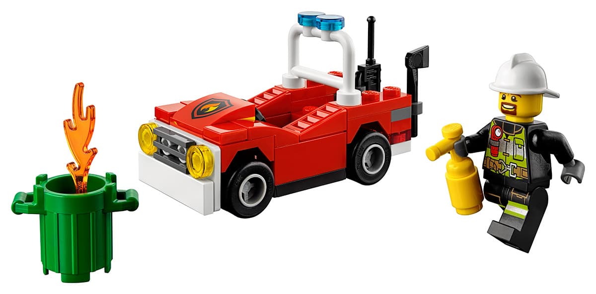 Fire Car LEGO set (#30347-1)