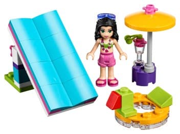 Pool Foam Slide LEGO Friends set (#30401-1, 2017)