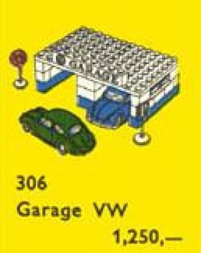VW Garage LEGO set (#306-2, 1958)