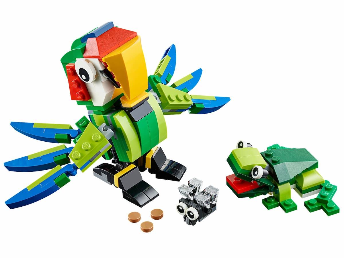 Rainforest Animals LEGO Creator 3-in-1 set (#31031-1, 2015)