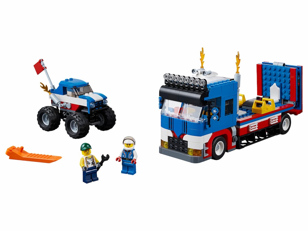 Mobile Stunt Show LEGO Creator 3-in-1 set (#31085-1, 2018)