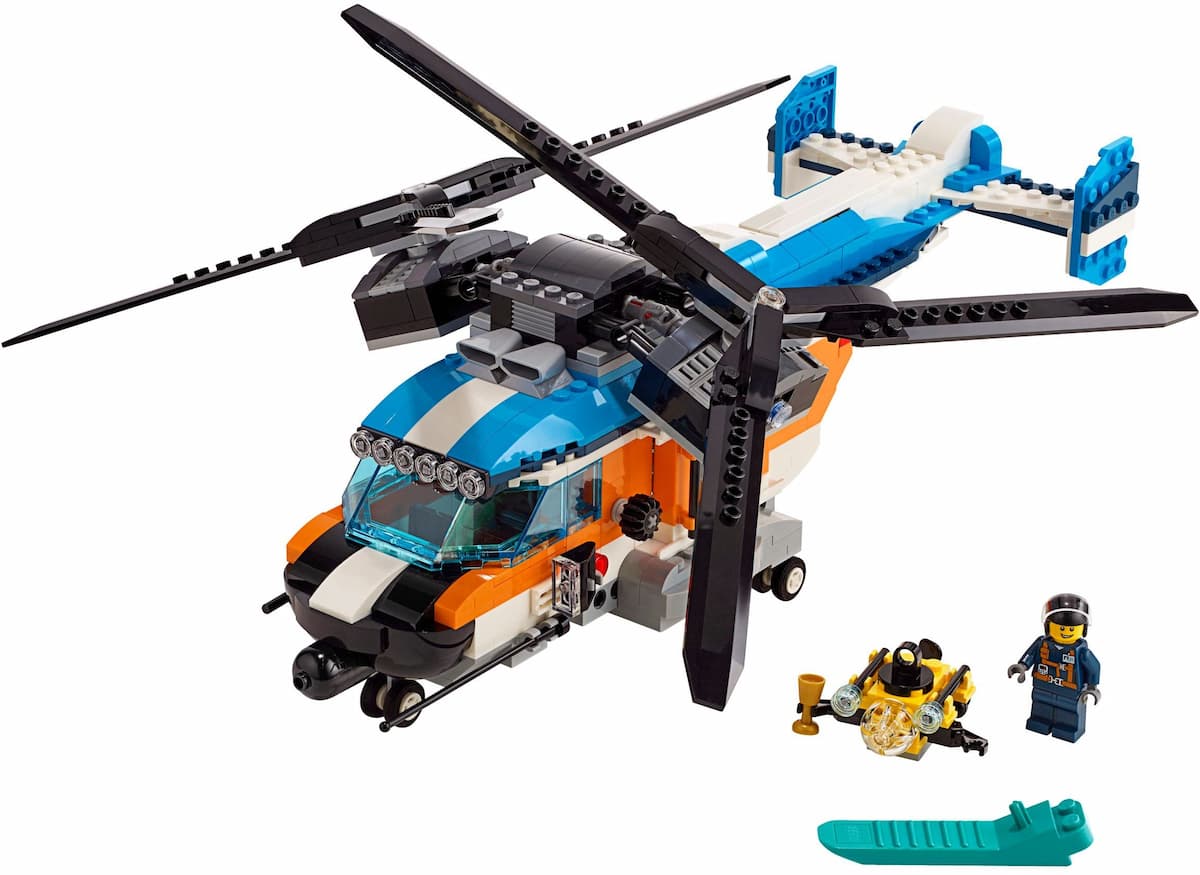 Twin-Rotor Helicopter LEGO Creator 3-in-1 set (#31096-1, 2019)