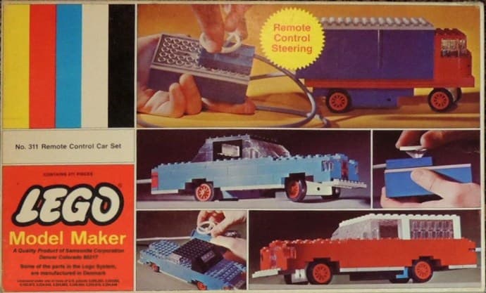 Remote Control Car Set LEGO set (#311-5, 1970)
