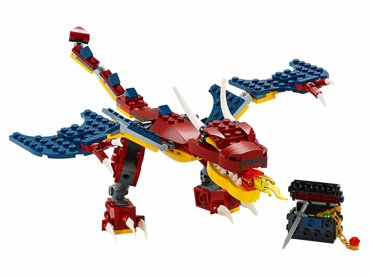 Fire Dragon LEGO set (#31102-1, 2020)