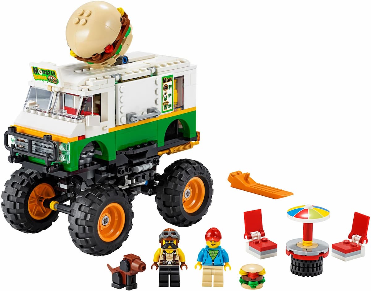 Monster Burger Truck LEGO set (#31104-1, 2020)