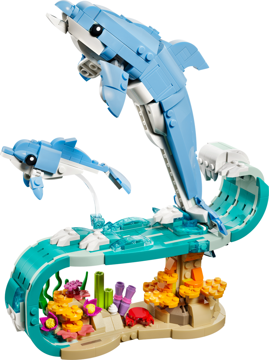 Sea Animals: Beautiful Dolphins LEGO set (#31385-1, 2026)