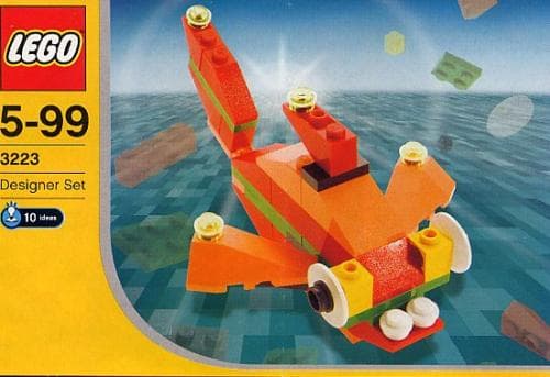 Orange Fish LEGO set (#3223-1)