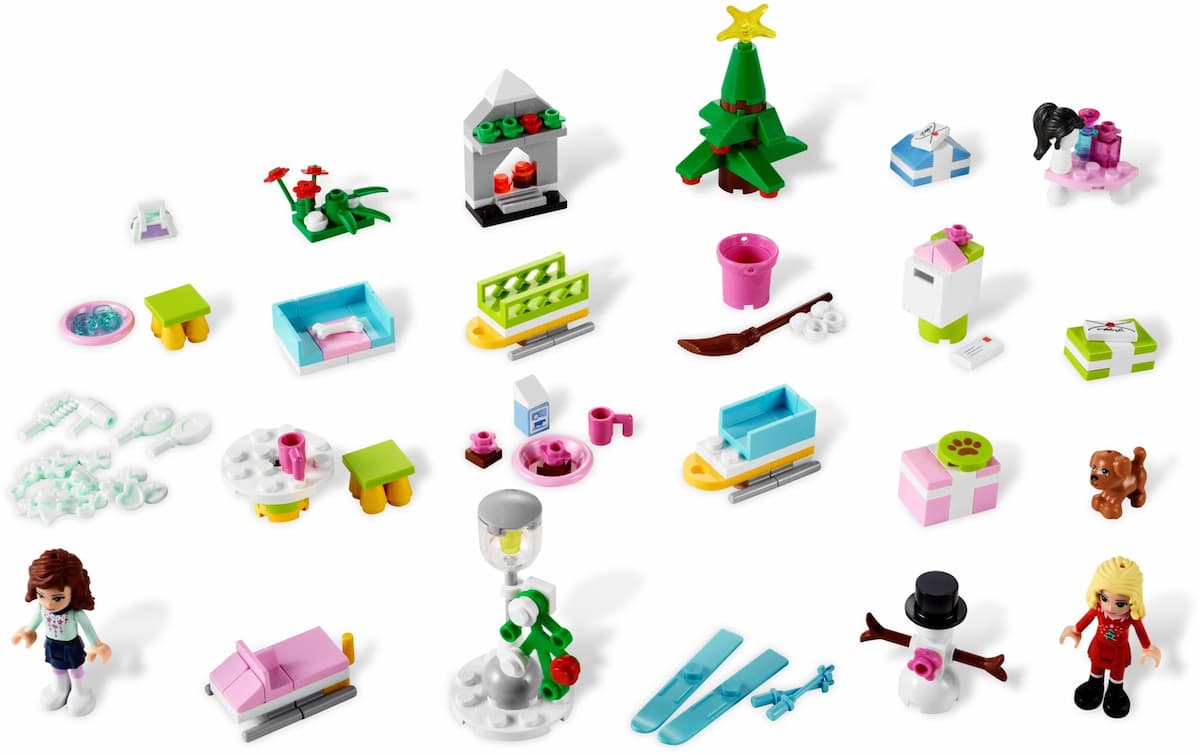 Friends Advent Calendar 2012 LEGO set (#3316-1, 2012)