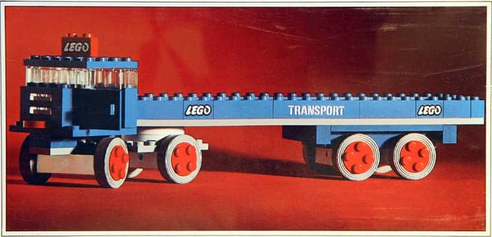 Truck with Flatbed LEGO set (#334-1, 1967)