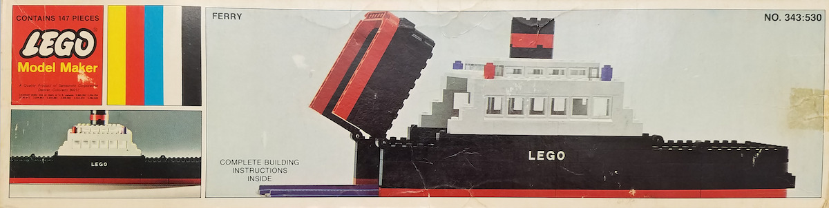 Ferry LEGO set (#343-2, 1967)