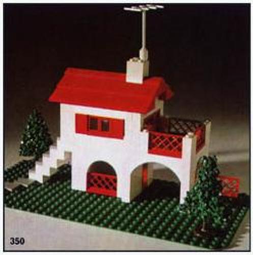Spanish Villa LEGO set (#350-1, 1971)