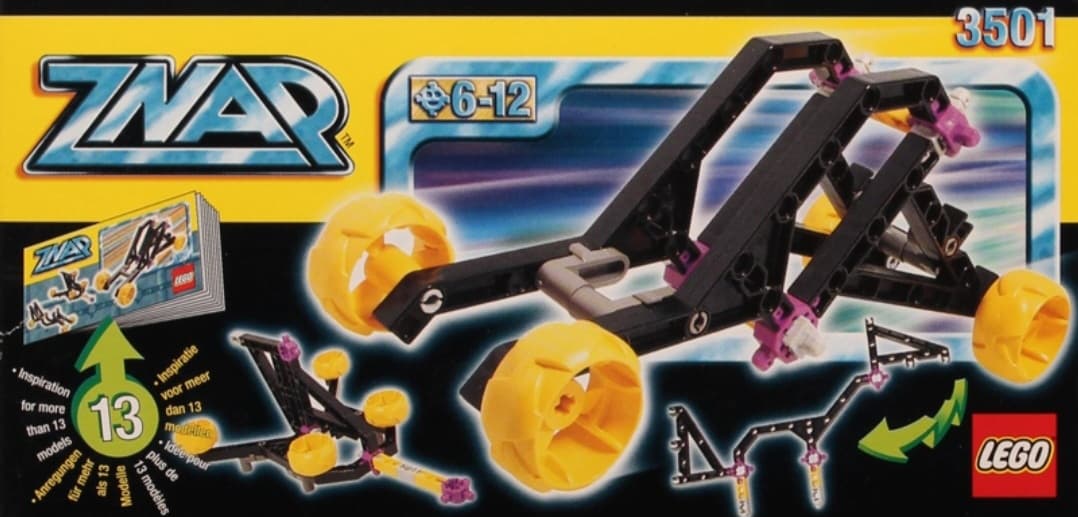 Jet-Car LEGO Znap set (#3501-1, 1998)