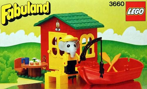Fisherman's Cottage LEGO set (#3660-1, 1985)