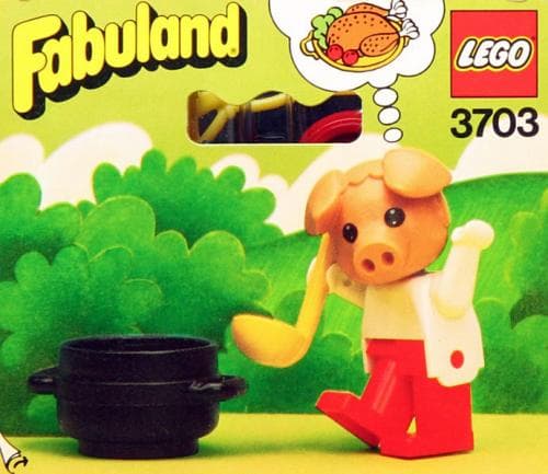 Peter Pig the Cook LEGO set (#3703-1, 1982)