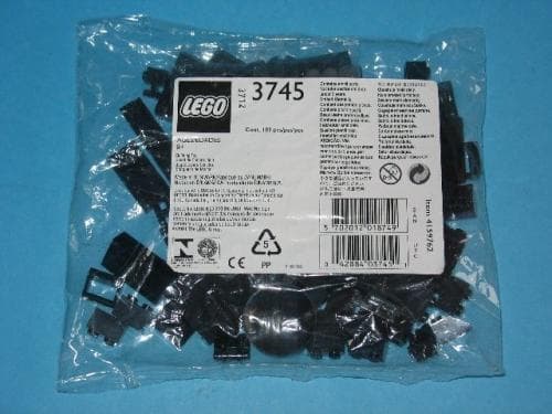 Locomotive Black Bricks LEGO 9V set (#3745-1, 2001)
