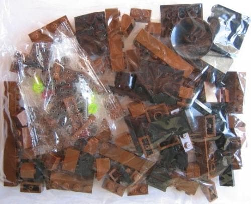 Locomotive Brown Bricks LEGO set (#3746-1)