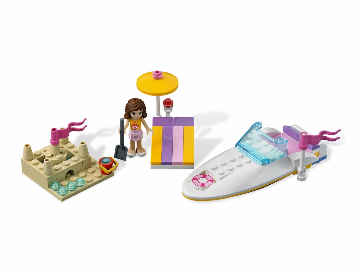 Olivia's Speedboat LEGO Friends set (#3937-1, 2012)