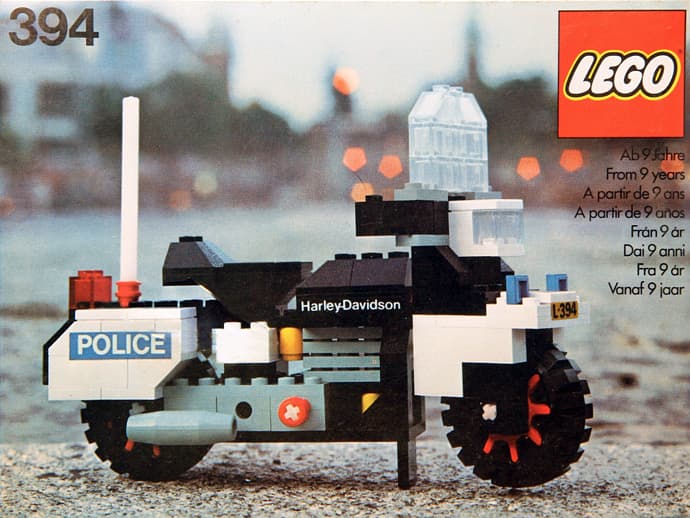Harley-Davidson 1000cc LEGO set (#394-1)