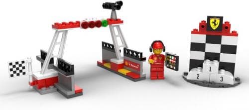 Finish Line & Podium LEGO Promotional set (#40194-1, 2014)