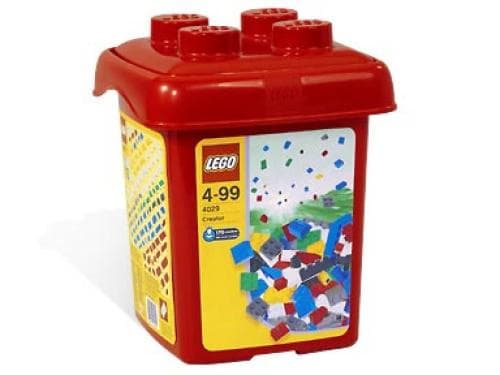 Build with Bricks Bucket {Red Bucket} LEGO set (#4029-1)