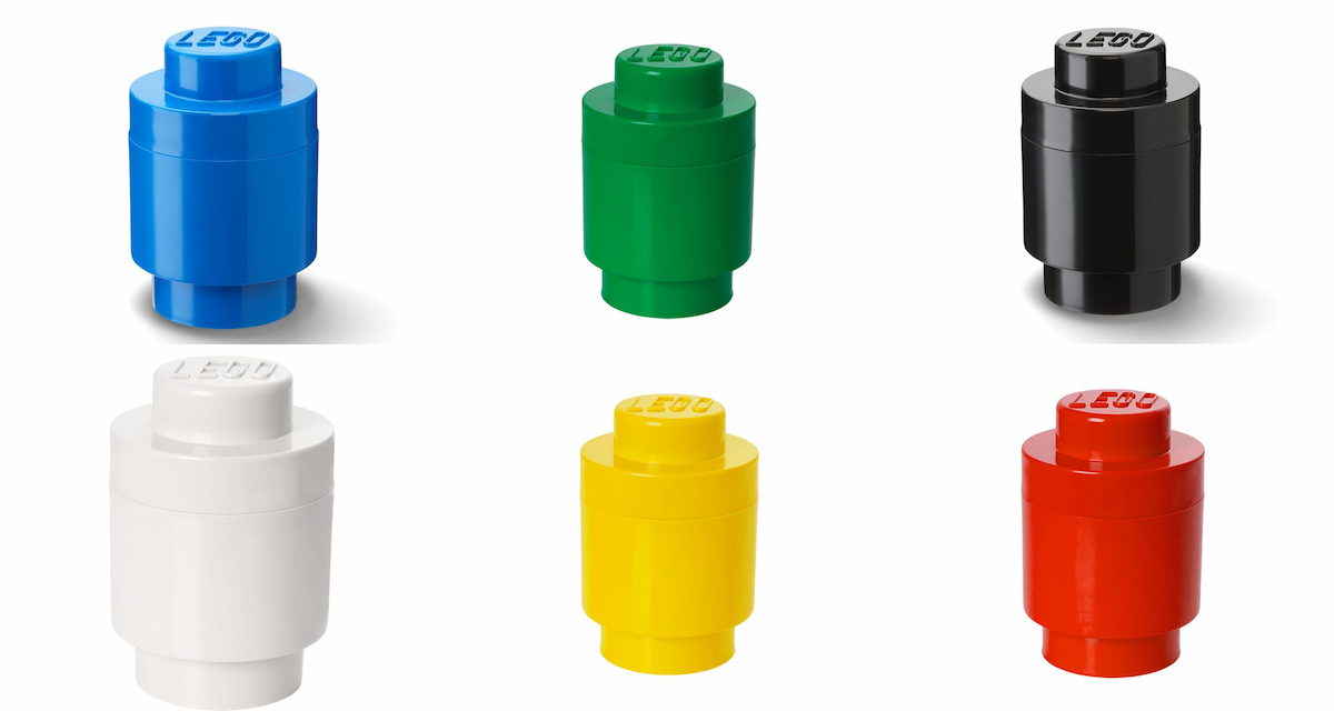 Storage Brick Round 1 x 1 (All Colors)