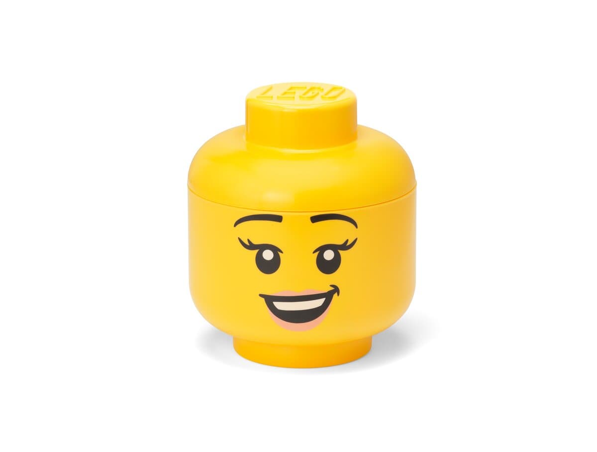 Storage Head S (Happy Girl) LEGO Storage set (#40310801-1, 2020)