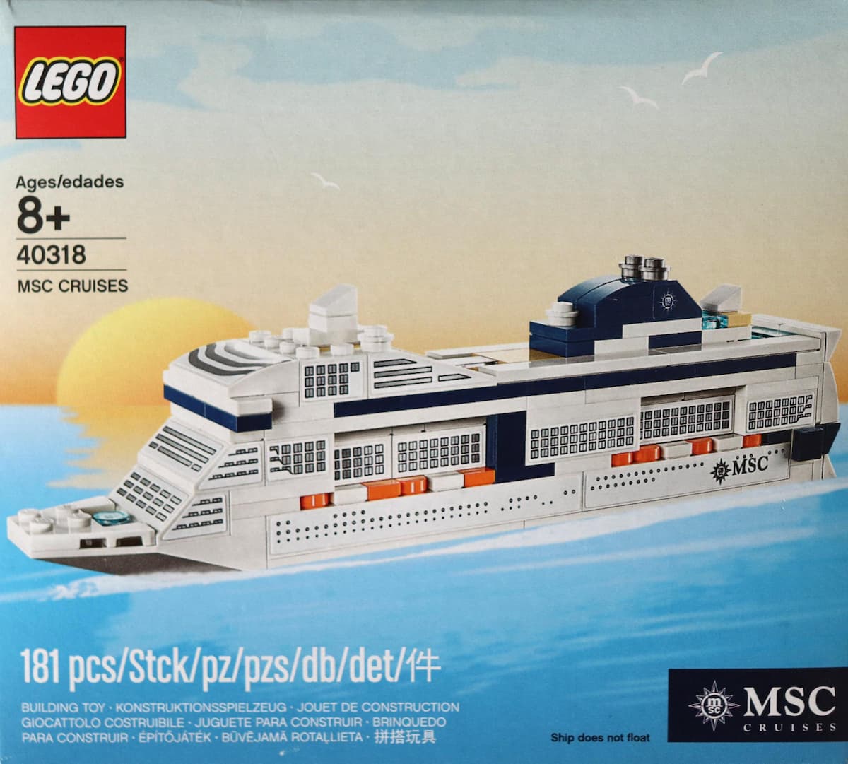 MSC Cruises LEGO set (#40318-1)