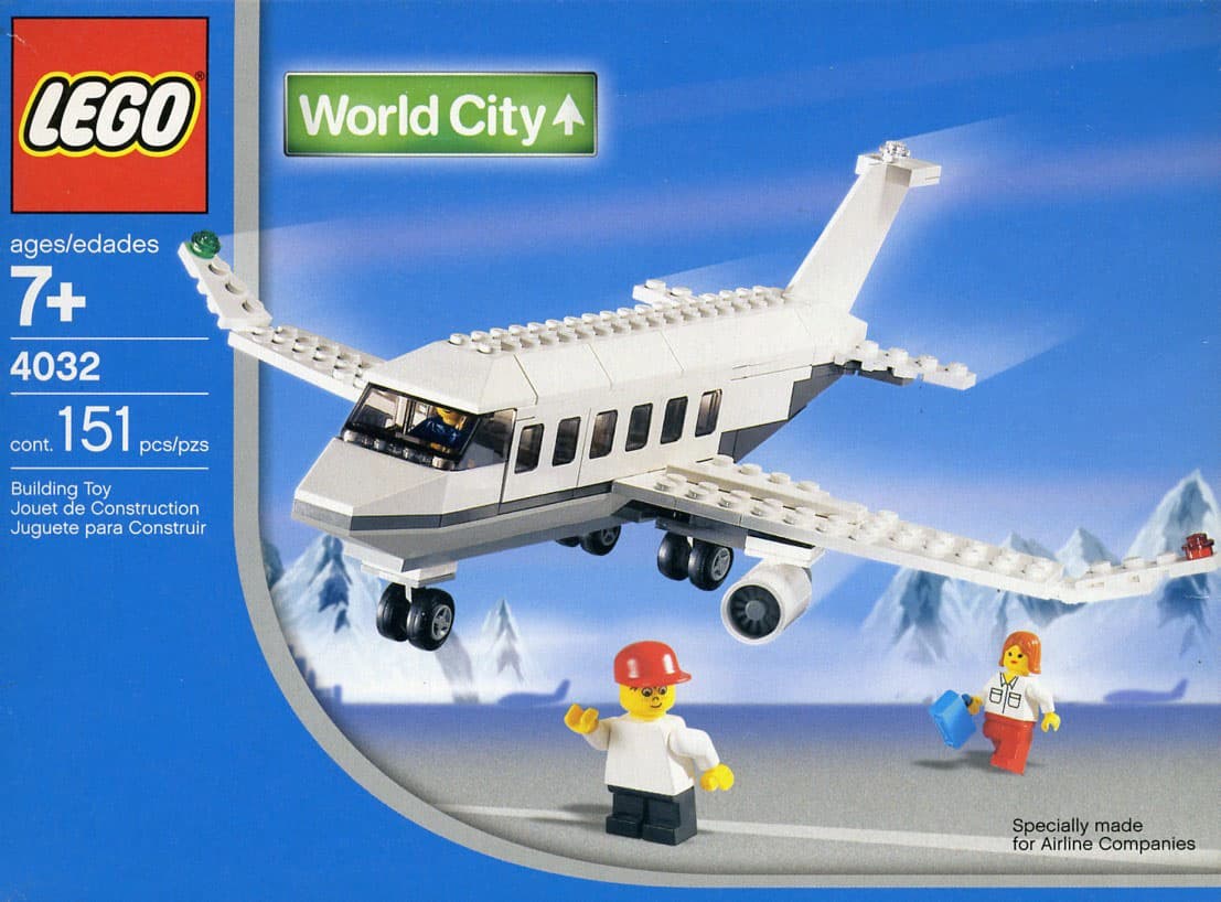 Passenger Plane LEGO set (#4032-1)