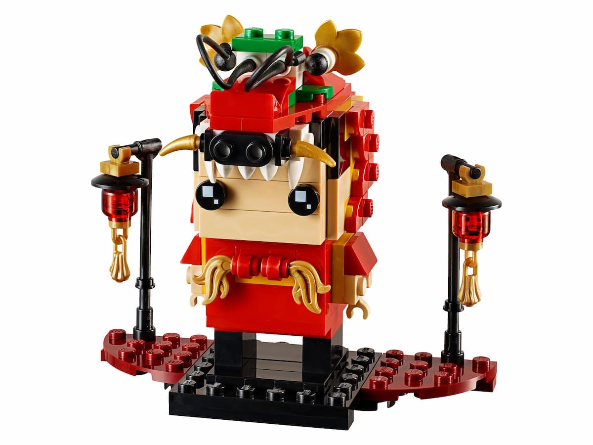 Dragon Dance Guy LEGO Brickheadz set (#40354-1, 2019)
