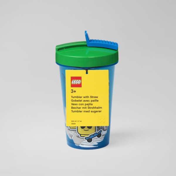 Boy Tumbler with Straw LEGO set (#40441724-1)