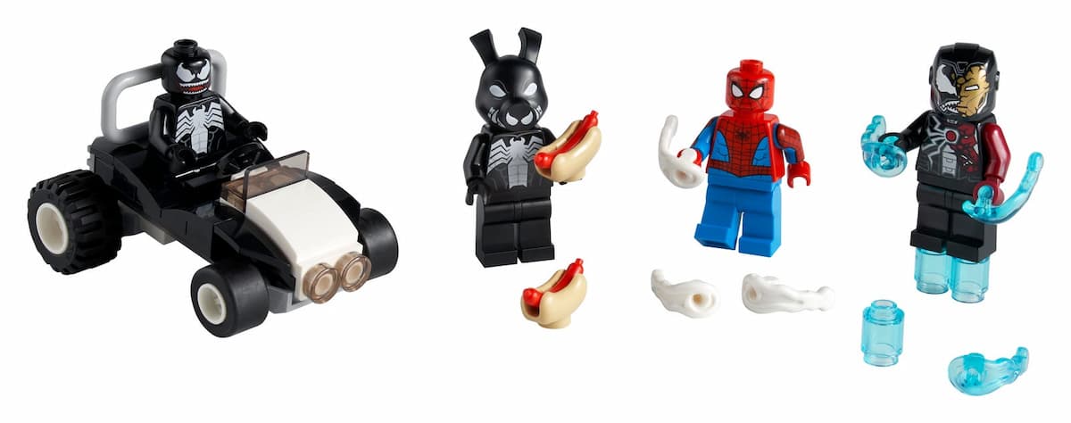 Spider-Man versus Venom and Iron Venom LEGO set (#40454-1)