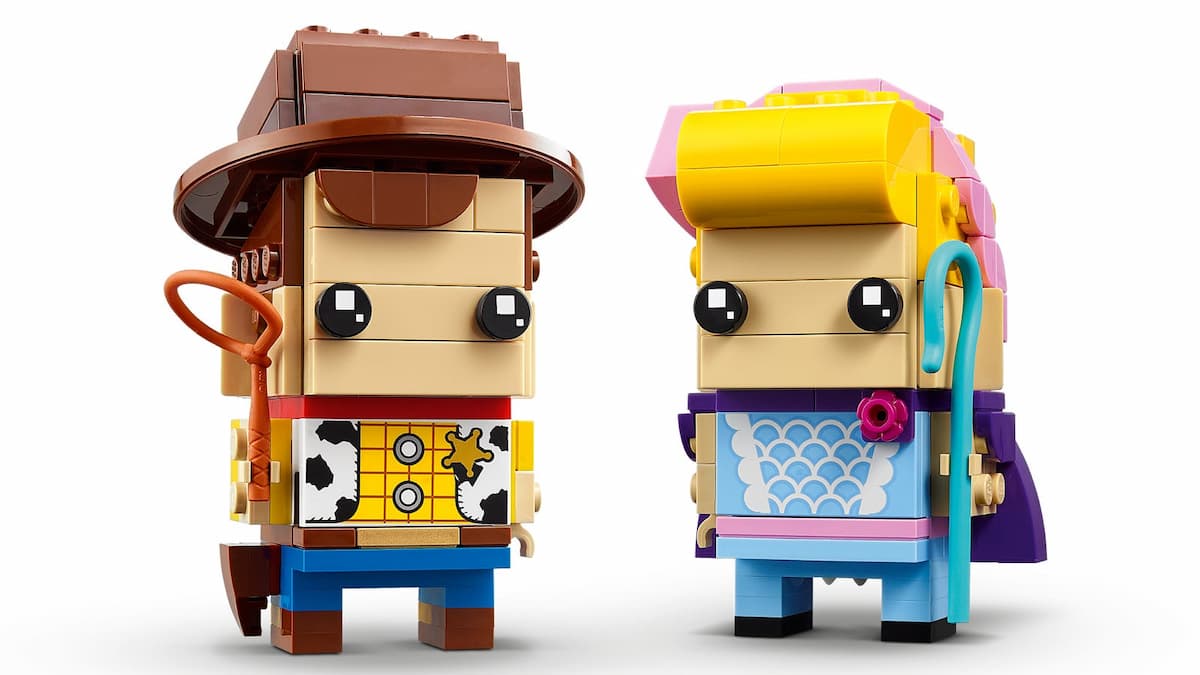 Woody and Bo Peep LEGO Brickheadz set (#40553-1, 2022)