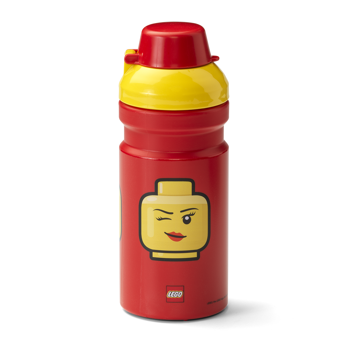 Minifigure Head Drinking Bottle (Winking)