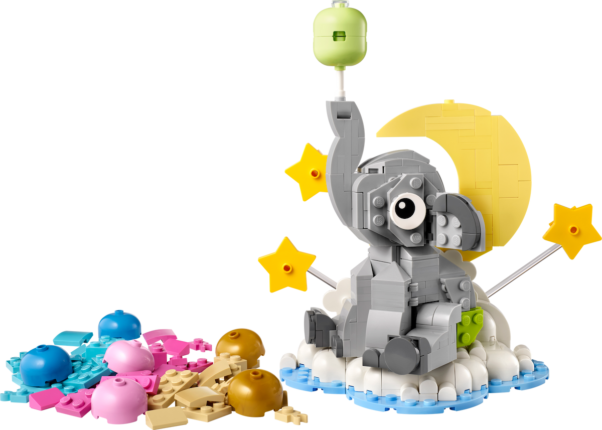 Baby Elephant in the Sky LEGO set (#40814-1)