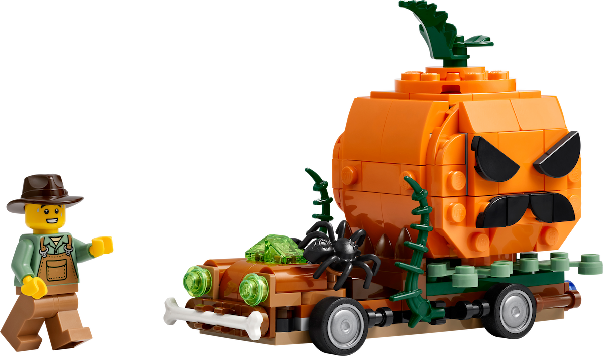 Jack-o'-Lantern Pickup Truck