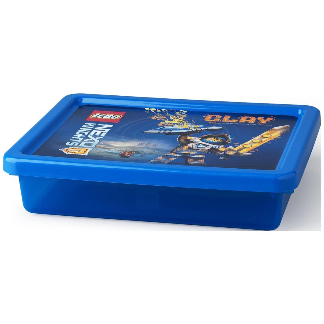 Storage Box Small with Nexo Knights Clay Print LEGO Storage set (#40921734-1, 2017)