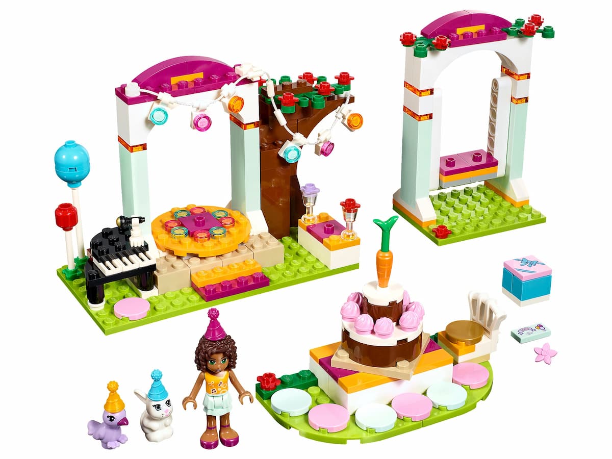 Birthday Party LEGO Friends set (#41110-1, 2016)