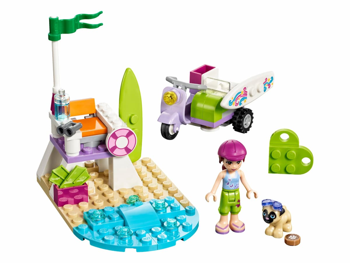 Mia's Beach Scooter LEGO Friends set (#41306-1, 2017)